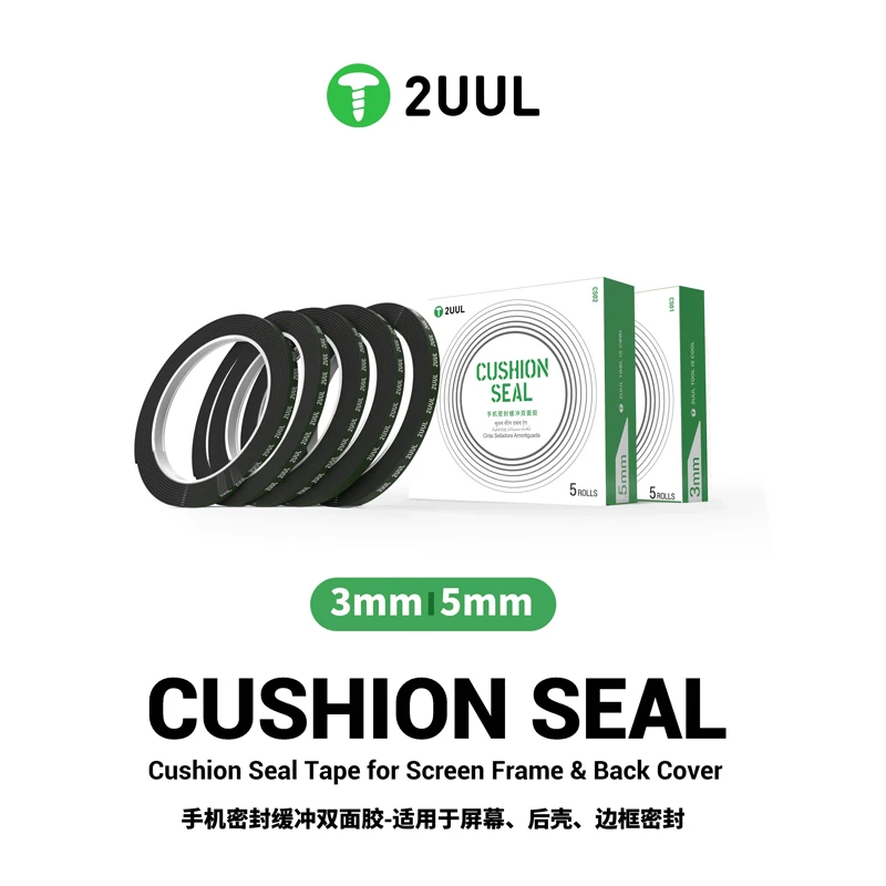 

2UUL double-sided adhesive dustproof repair curved screen LCD screen border adhesive 3MM/5MM back cover tape for mobile phones