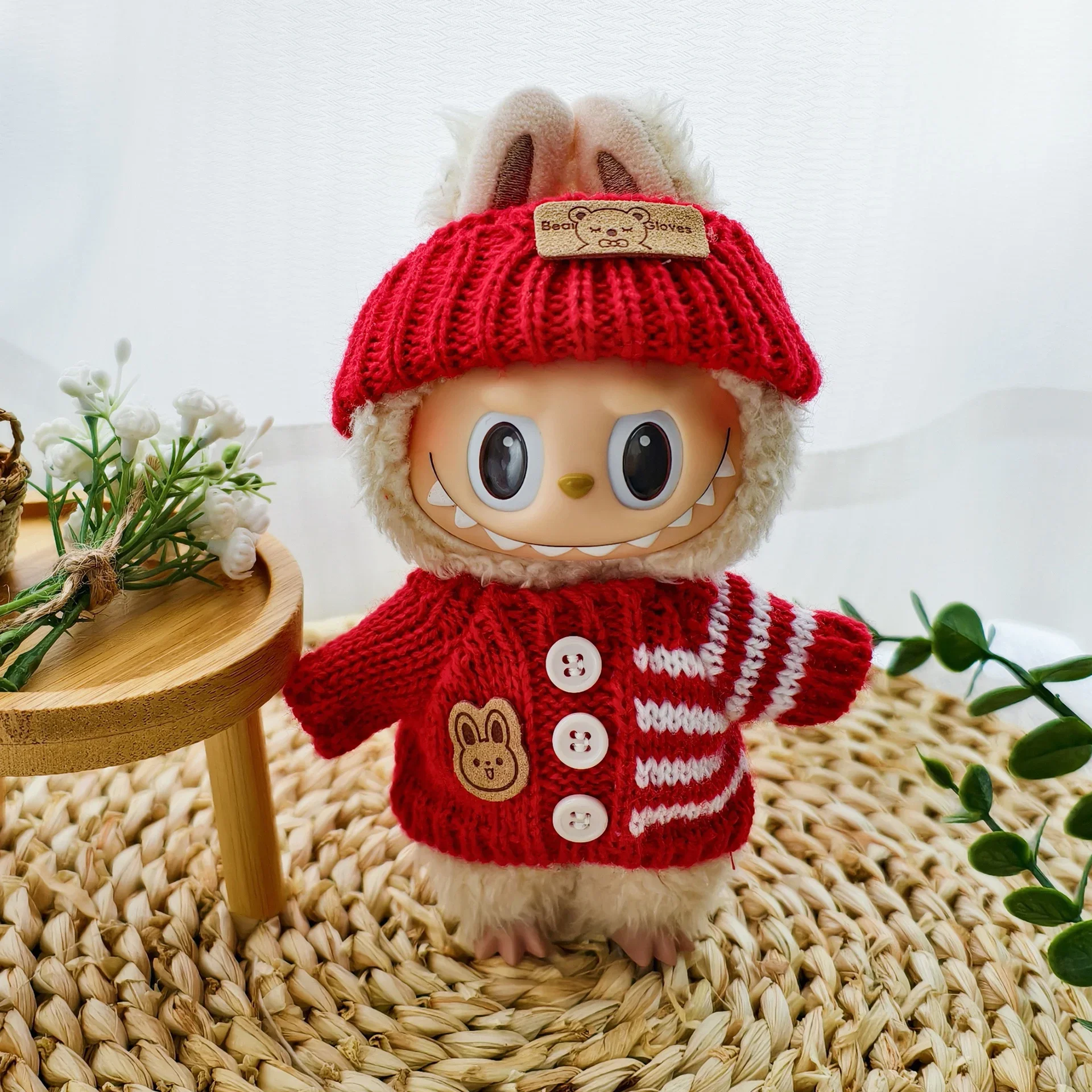 

Кукольный свитер, штаны, комплект обуви для лабу, одежда 17 см, аксессуары для кукол, игрушки для девочек, рождественский фестиваль, подарок на день рождения