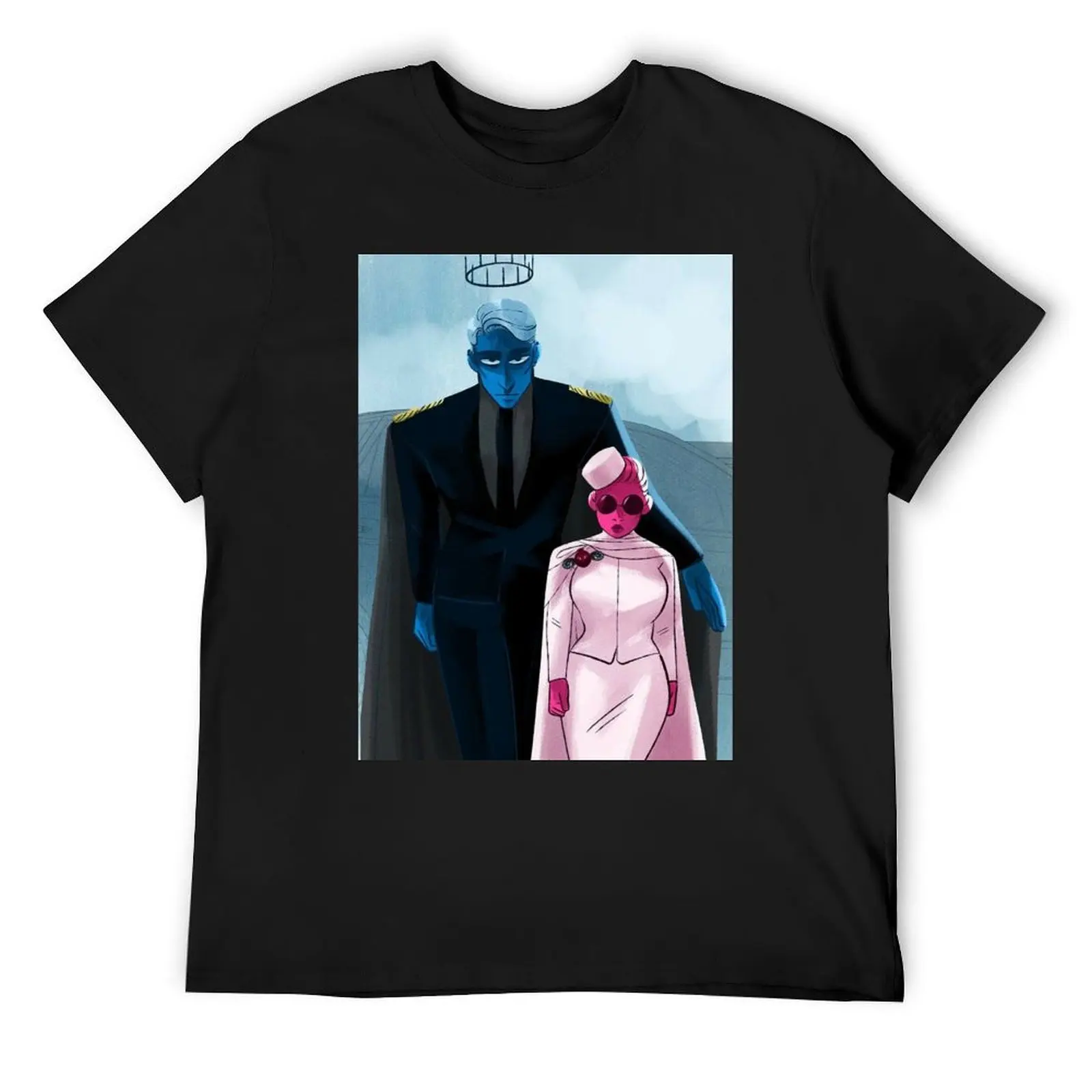 

court trial hades and persephone- lore olympus T-Shirt tees sweat anime tshirt slim fit t shirts for men