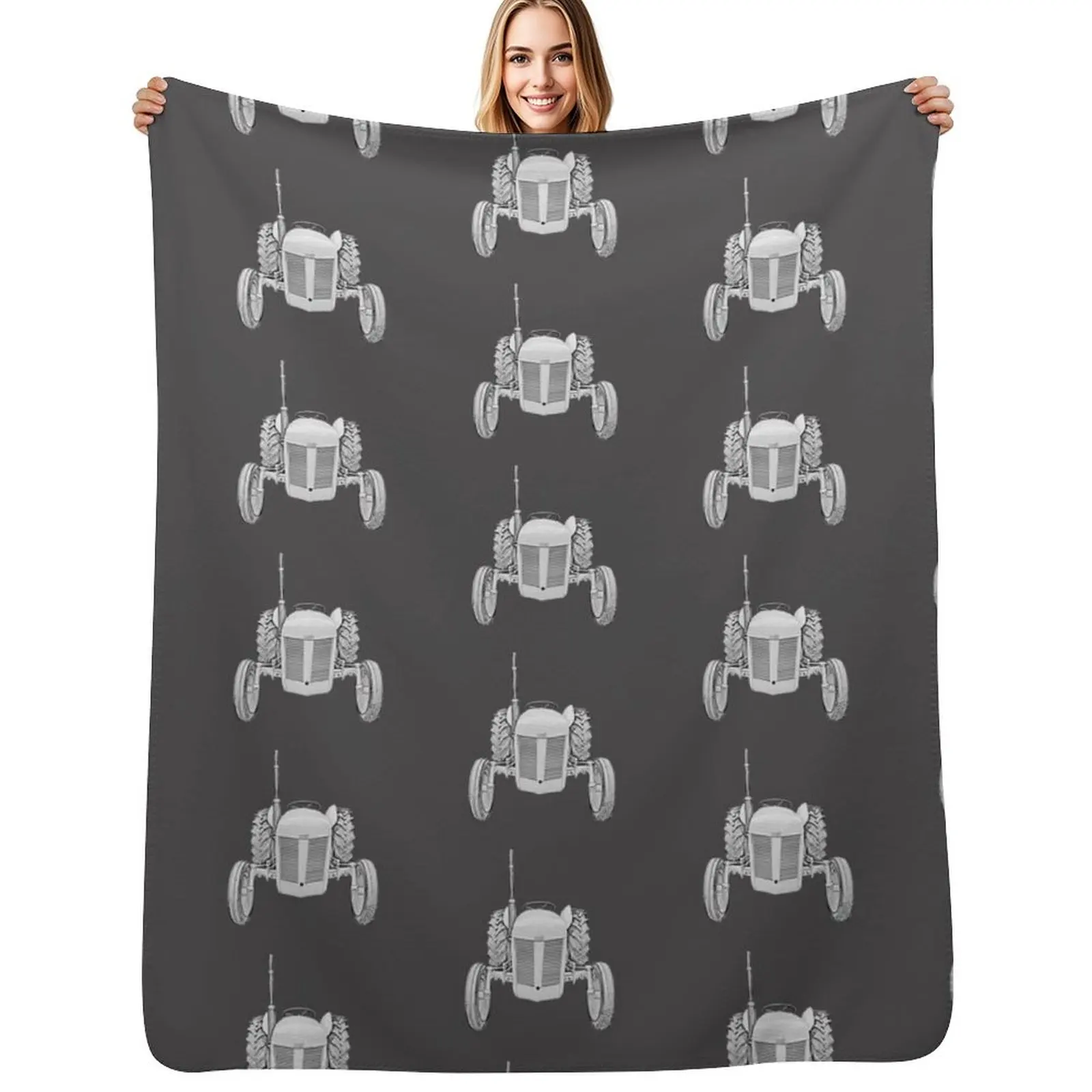 

Ferguson Little Grey Fergie classic 1950s tractor Throw Blanket Soft Plush Blanket as Housewarming Gift