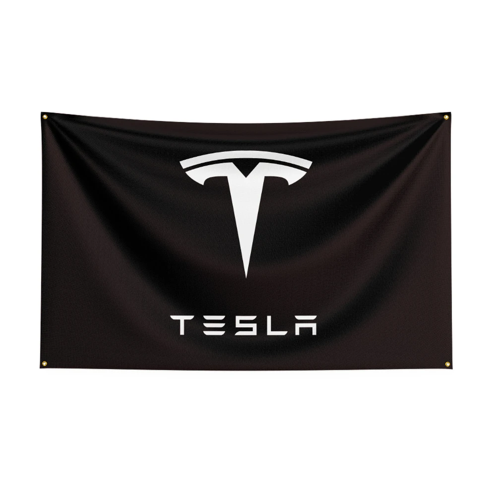 

3x5 Fts Teslas Racing car Flag for Decor