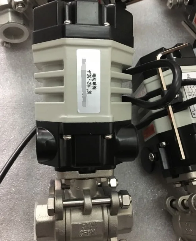 

Электрический клапан для GCT HYDQF-216-L20 220 В переменного тока, моторизованный привод, клапан, шаровой клапан 3/8 дюймов