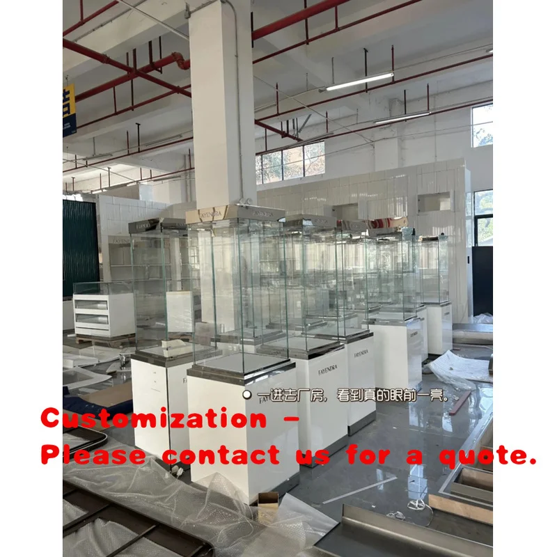 custom.Customized Storage Jewelry Counter Cabinet Display Racks with Bottom Storage Option
