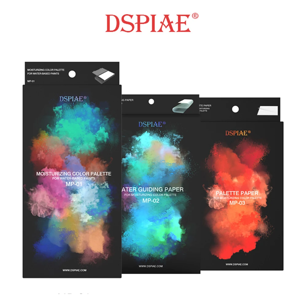 DSPIAE MP Series Moisturizing Color Palette For Water-Based Paints  Moisture-Retaining Palette For Acrylic Paints