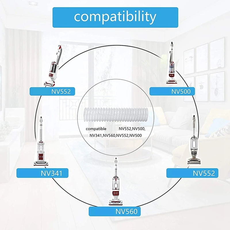ロワーノズルダクトホース,シャークロケットバキューム用,交換用アクセサリー,nv341,nv470,nv500,nv501,uv560,1 in-1 in-2in, 3パック