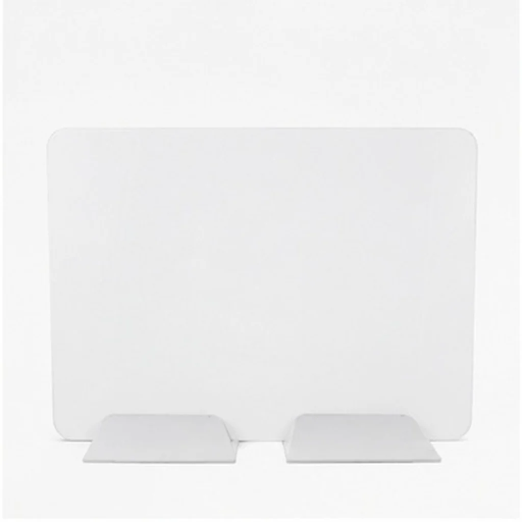 Acrylic Portable Desk Privacy Panel Desktop Divider Screen Office Classroom Use Freestanding Partition Workstation