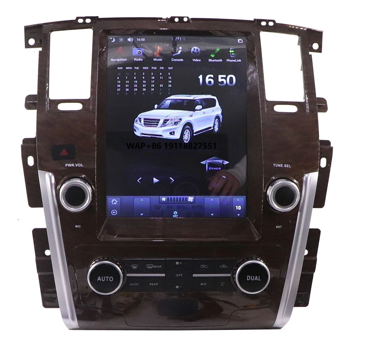 

Автомобильный экран Android, автомобильный GPS, электронный автомобильный DVD-радиоплеер C с IPS Carplay WIFI для I QX56/QX80 2013