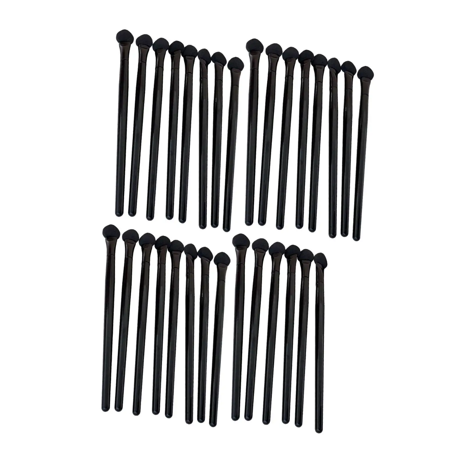 30x pinceaux à fard à paupières jetables, applicateurs de maquillage en éponge pour bal de promo pour femmes