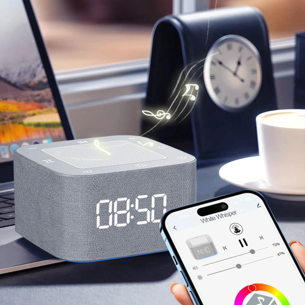 High-fidelity White Noise Machine For Baby Sleep With Five-speed Timing 800mAh Battery 32 Types