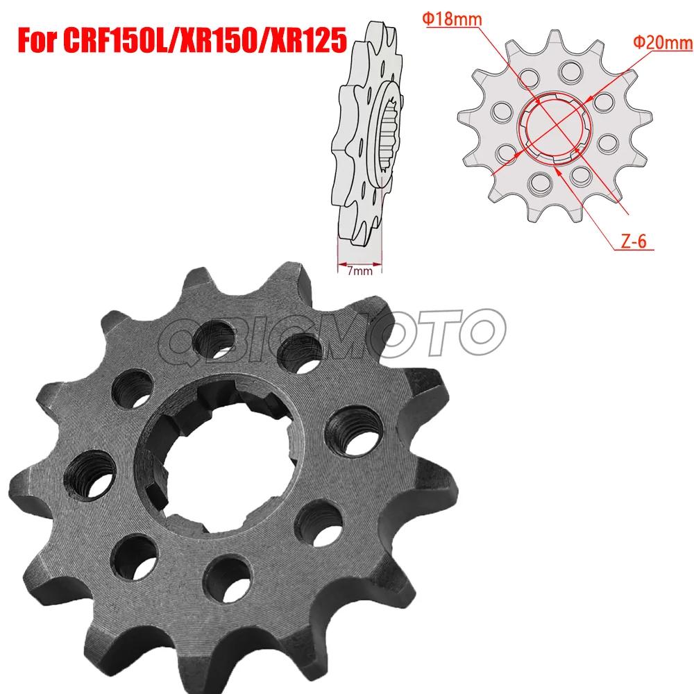 428 13T Front Chain Sprocket Wheel For Honda CRF150L/XR150/XR125 CRF 150L XR 125 150 Motorcycle Parts