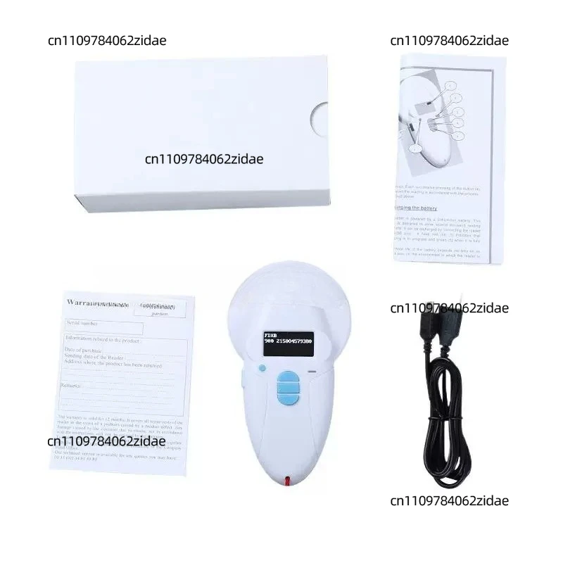 For Pet Microchip Scanner Arowana Chip Reader HDX FDX-A/B ISO11784 RFID Handheld Reader