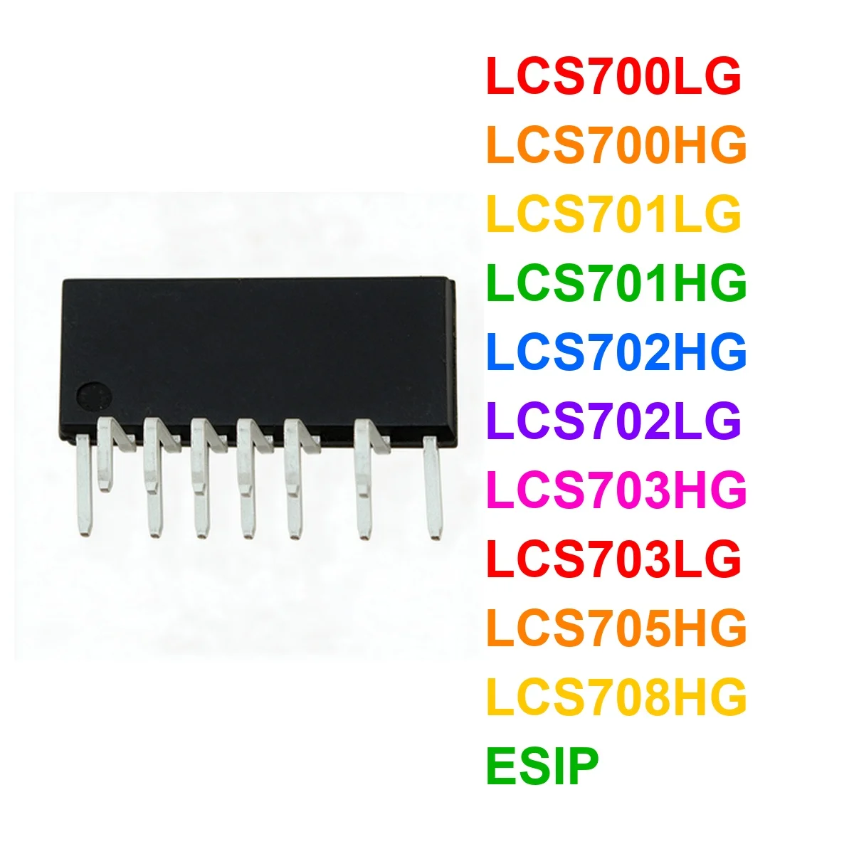 (5piece) LCS700LG LCS700HG LCS701LG LCS701HG LCS702HG LCS702LG LCS703HG LCS703LG LCS705HG LCS708HG ESIP Chipset