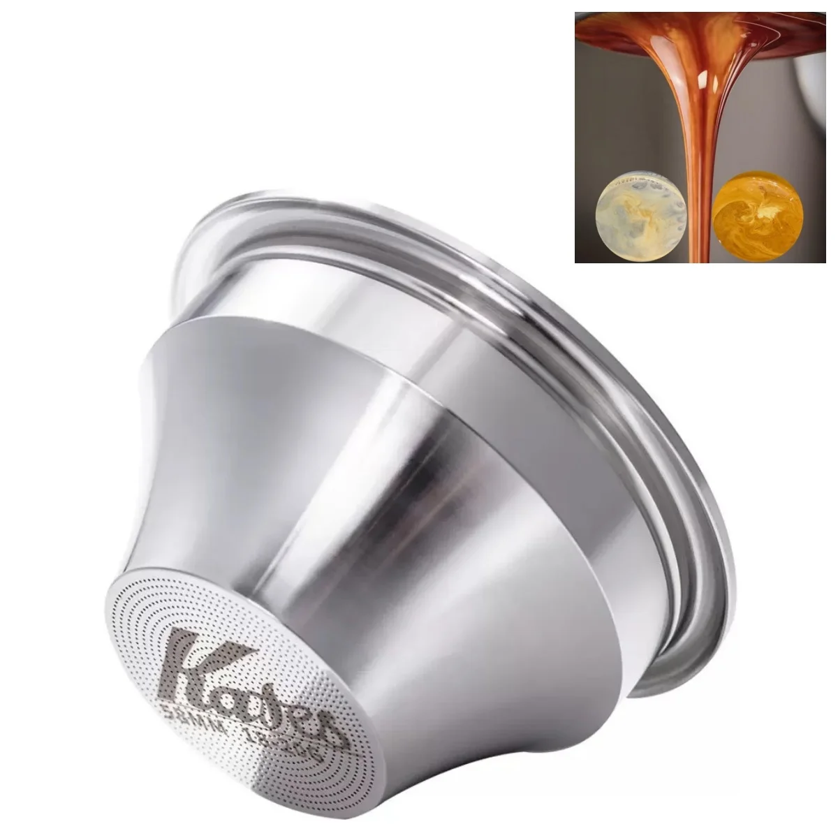 51/53/58mm Precision Variable Diameter Espresso Portafilter Basket  0.25mm Micro Hole Coffee Filter Basket, Flavor Extraction