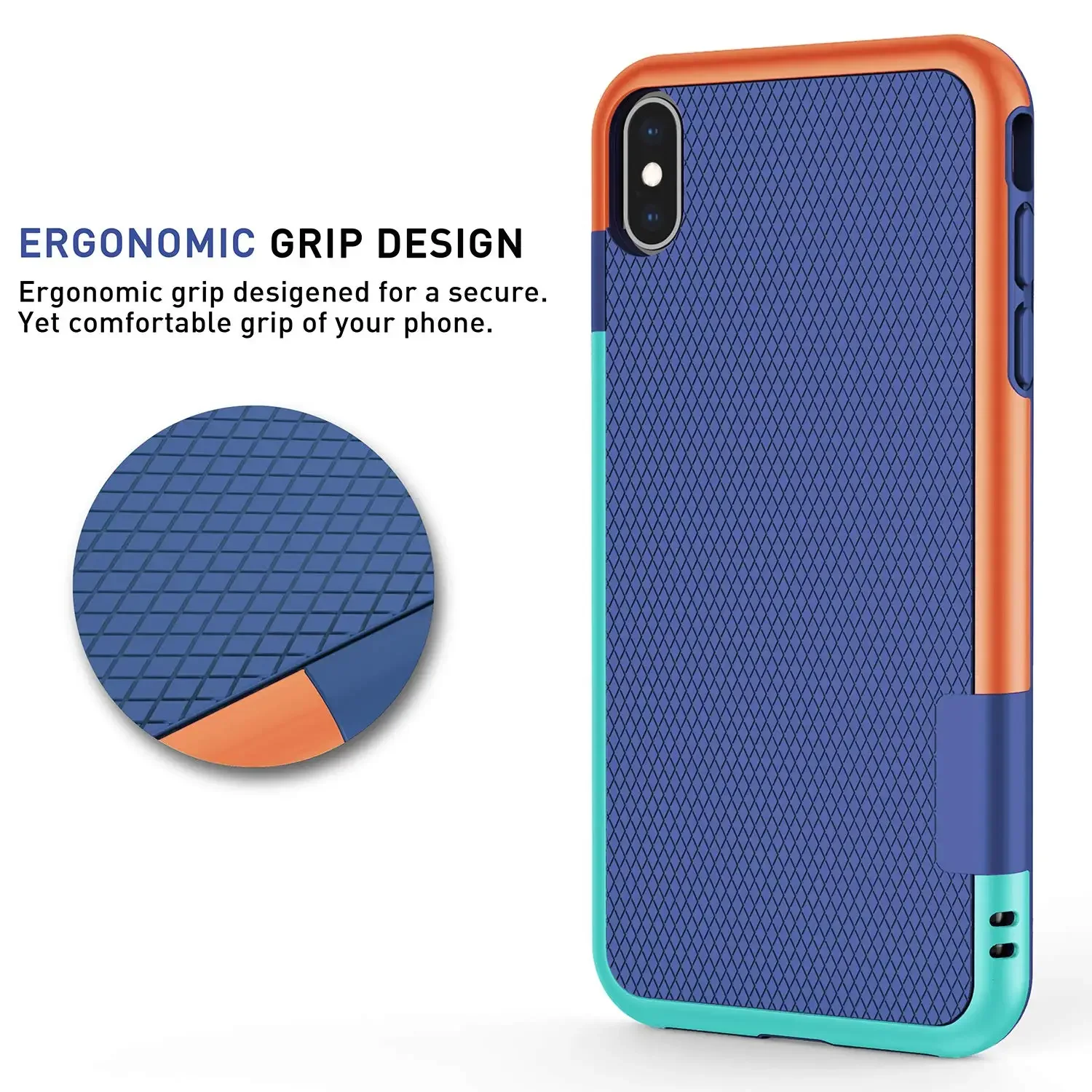 

Shockproof Hybrid Hard Silicone Case for iPhone 14 13 12 11 Pro Mini XS Max XR 7 8 Plus Heavy Duty Impact Resistente TPU PC Case