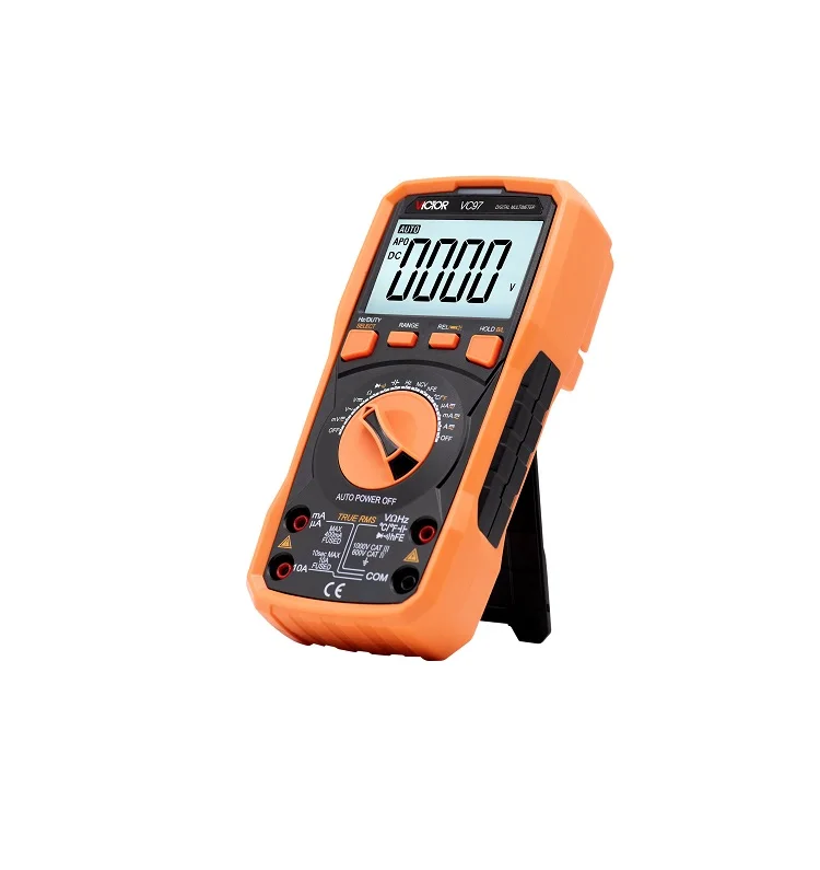 Manufacturer Customized New VC97 AC/DC Voltage And Current Meter Automatic Range True RMS 3999 Count Digital Multimeter