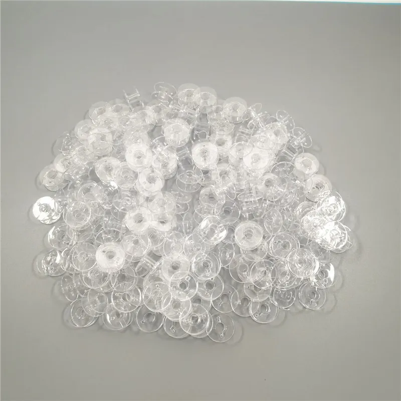 25/50pcs Sewing Bobbin Spool Transparent Plastic Sewing Bobbin For Multiple Sewing Machine