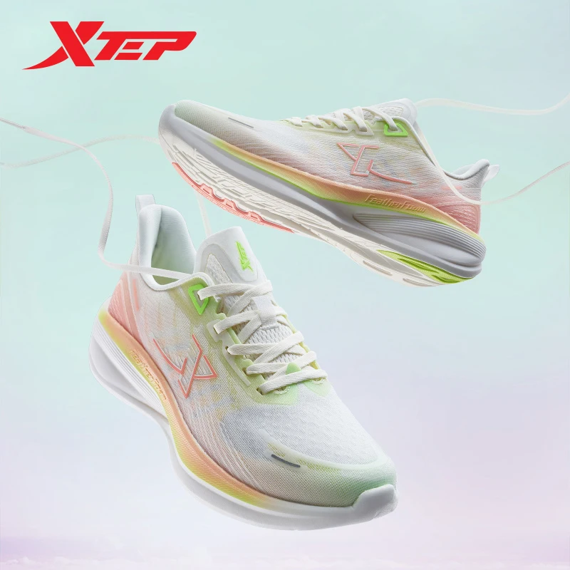 Xtep Shadowgraph Pro Running Shoes Men Shock Absorption Cushioning Sport Shoes Breathable Comfortable Sneakers 877319110019