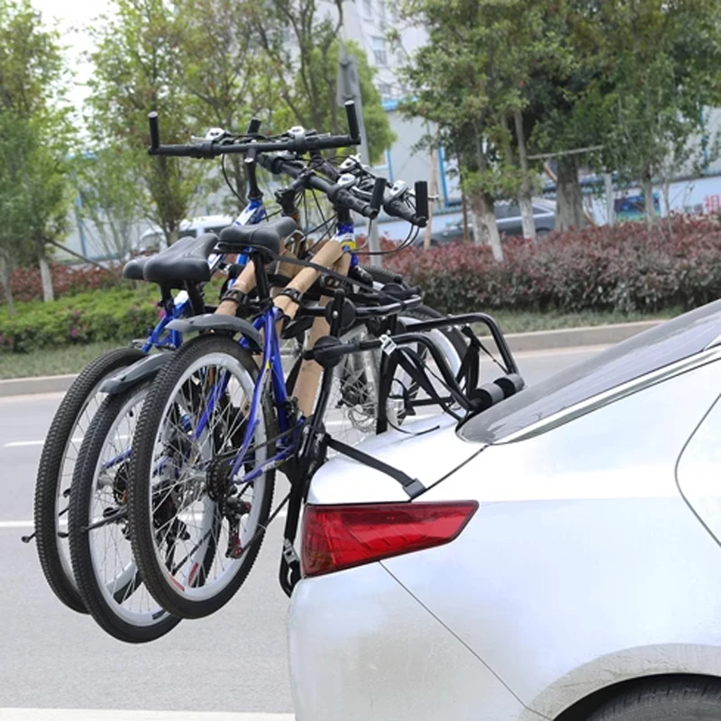 Car bicycle rack, three compartment car luggage rack, trunk single rack, tail rack, rear hanging bicycle rack suspension rack