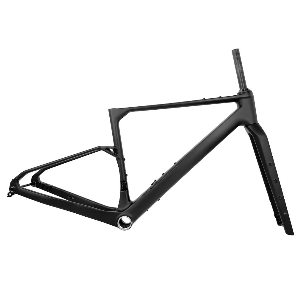 Cadre de vélo en gravier de carbone G50 2026 700C * 50C UDH, câble interne complet, frein à disque, boîte de rangement pour cadre de vélo en gravier
