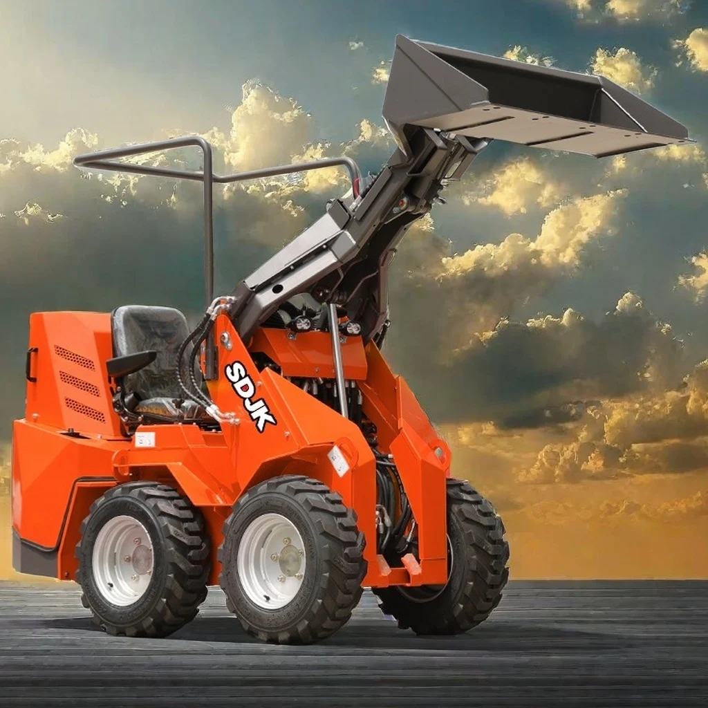 Customizable skid steer loader 890kg farm engineering dual-purpose small loader worldwide delivery