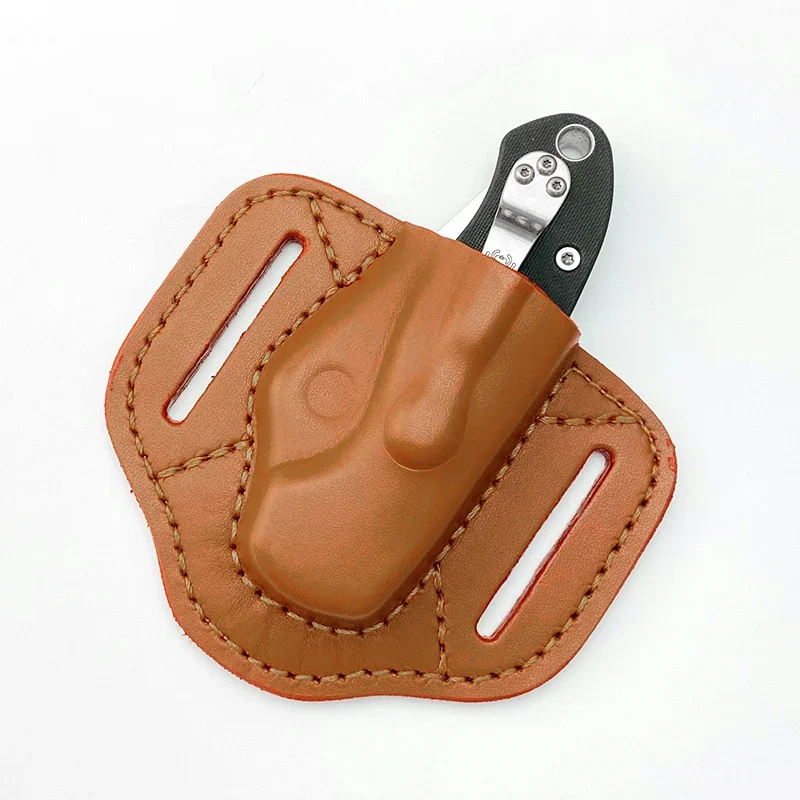 Bainha de couro personalizada para Spyderco Para3