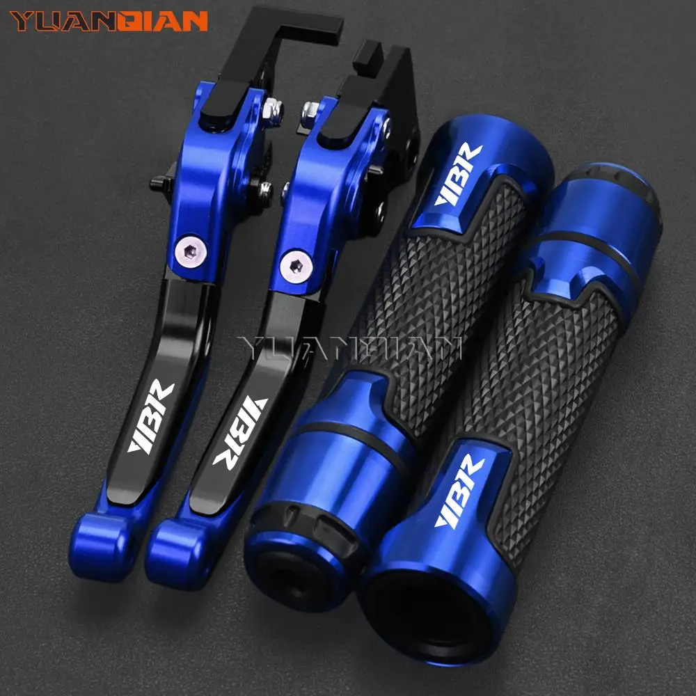 

For yamaha YBR125 YBR250 2005-2014 2013 2012 2011 2010 2009 2008 2007 2006 Motorcycle CNC Brake Clutch Levers & Handlebar grips