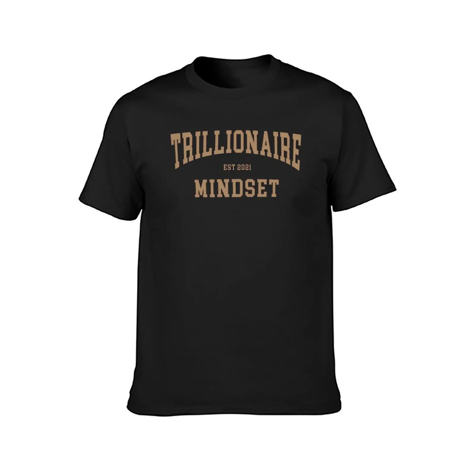 T-shirt Trillionaire Mindset pour hommes, chemise vintage pour un garçon, créateur des douanes