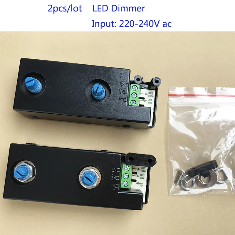 2Pcs LED Driver LD-901L 220V-240V LED Dimmer OP1: 25-60W (LED Driver 3-20W) OP2: 25-150W ( LED Driver 3-25W) Varistor Dimming