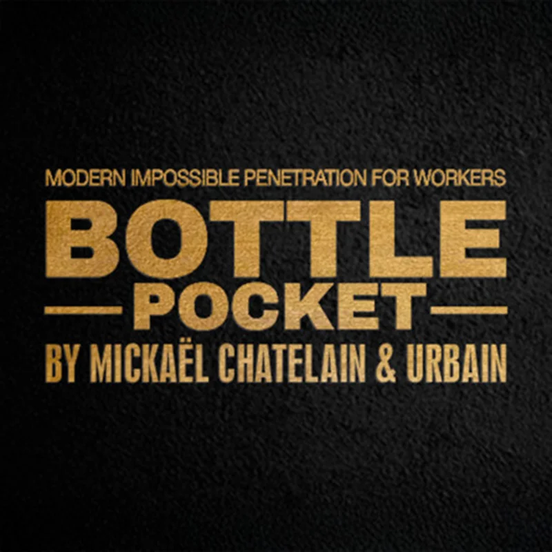 Bottle Pocket Magic Tricks Ultimate Coin-through-bottle Visual Objects Penetration Magia Close-up Illusions Gimmicks Mentalism