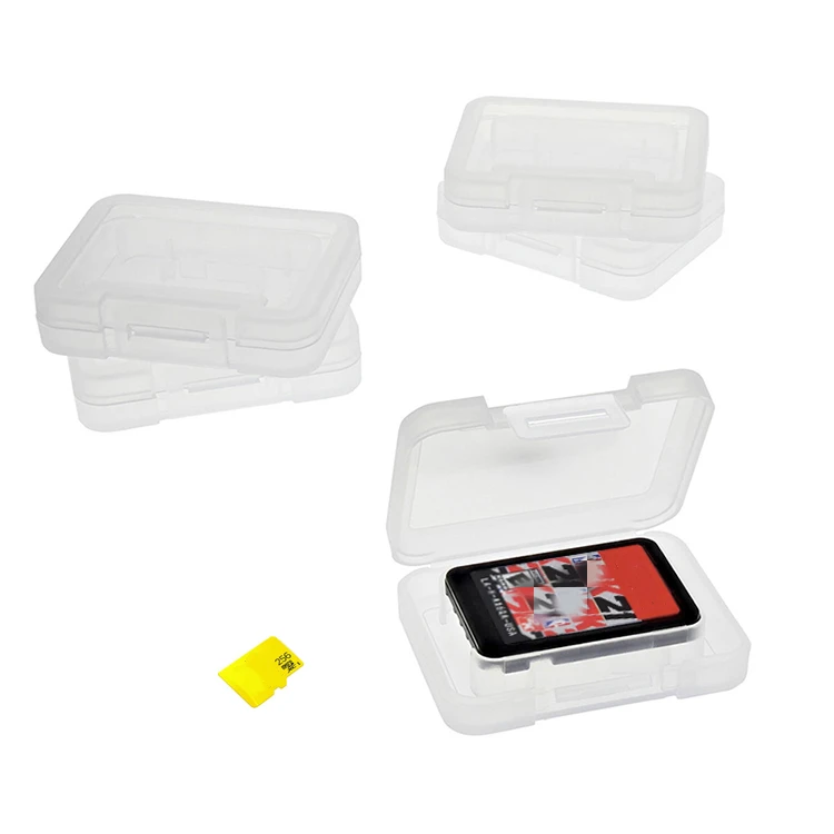 

for Switch Lite OLED Portable Single Game Dedicated TF Card Storage Holder Mini Case Protective Clear Box 10PCS