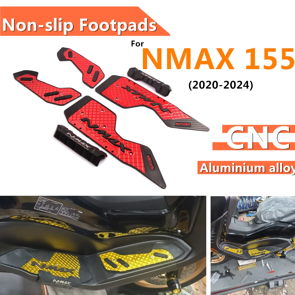 Нескользящие накладки на педали для Nmax 155 YMAHA NMAX 155 2020 2024 2021