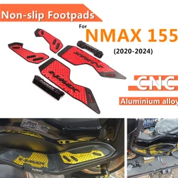 For Nmax 155 Footpads YMAHA NMAX 155 Footrest Motorcycle Non-slip Pedals Plate Pads For 2020 2024 2021 2022 2023