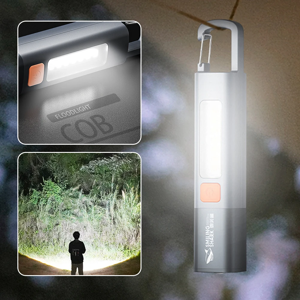 Mobile Power Banks Led Flashlight 3 Modes Multifunctional Lightweight Flashlight For Climbing Camping