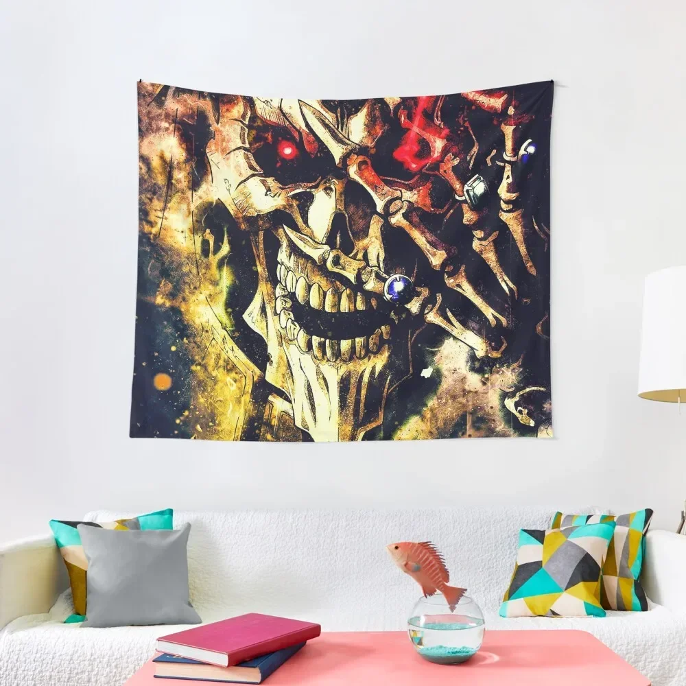 

Overlord Momonga Ainz Ooal Gown Tapestry Decorative Wall Wall Hanging Decor Bed Room Decoration Tapestry