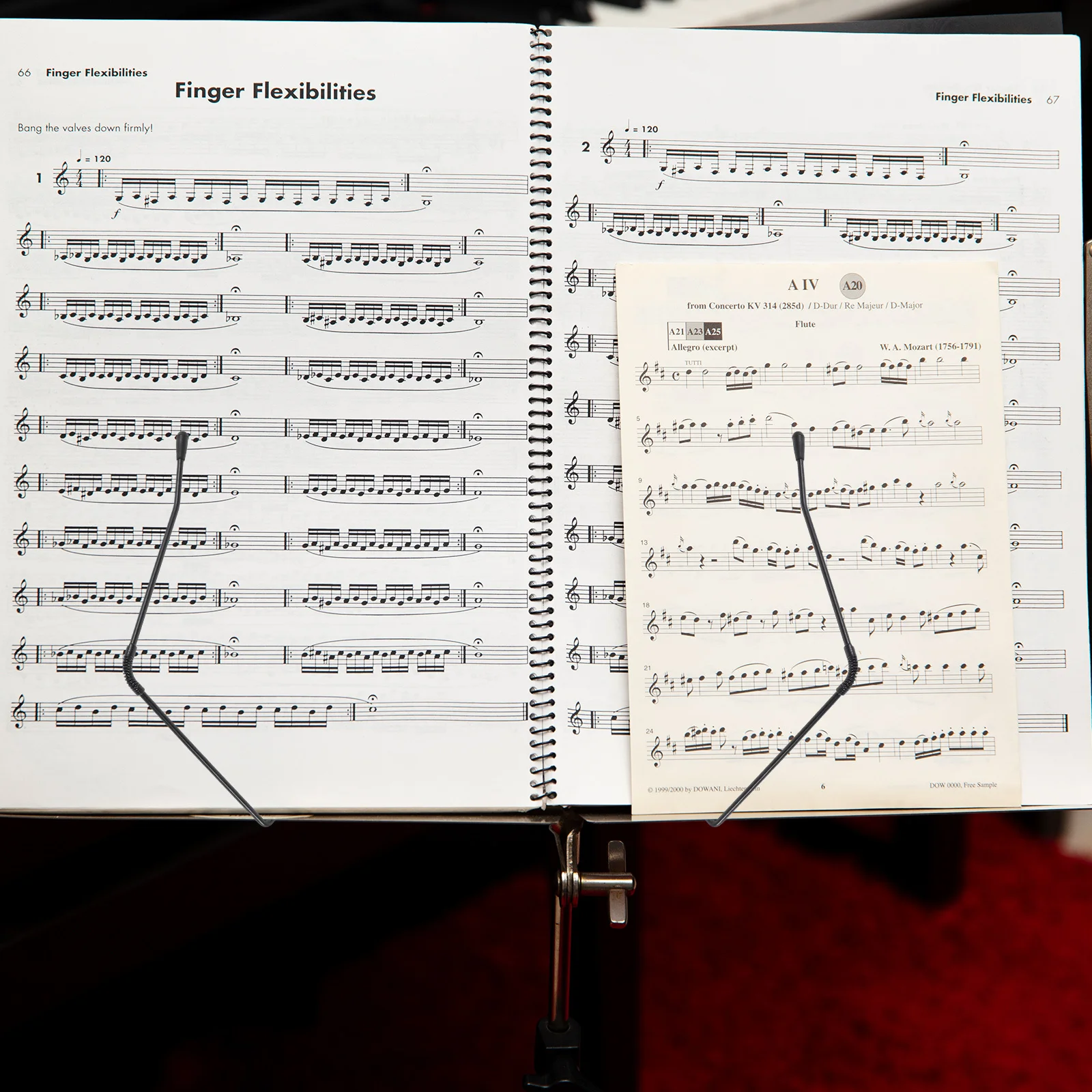 

2 pcs Stand Accessories Page For Sheet Stand Book Frame Retainer Lightweight Portable Easy Install Book Page Holder Clip Music