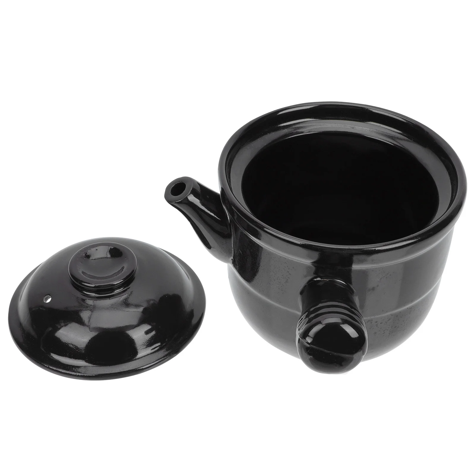 

Ceramic Casserole Skillet Chinese Medicine Pot High Temperature Resistant Multi Functional Kitchen Utensil for Boiling Stewing