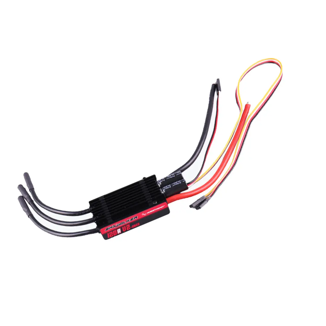 Hobbywing Skywalker 120A V2 ESC HV 3-8S LiPo Speed Controller With UBEC / Search mode / Reverse Brake For RC Airplane