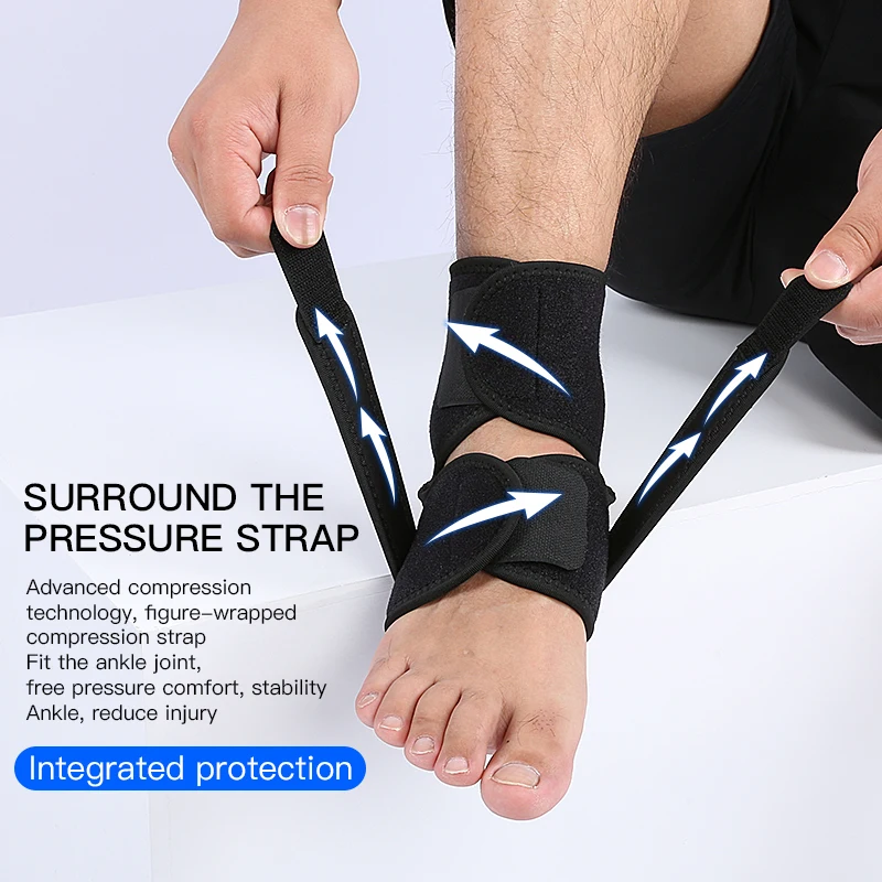 1PC Neoprene Adjustable Ankle Support Brace Provides Ankle Foot Support Arthritis Ankle Wrap Support