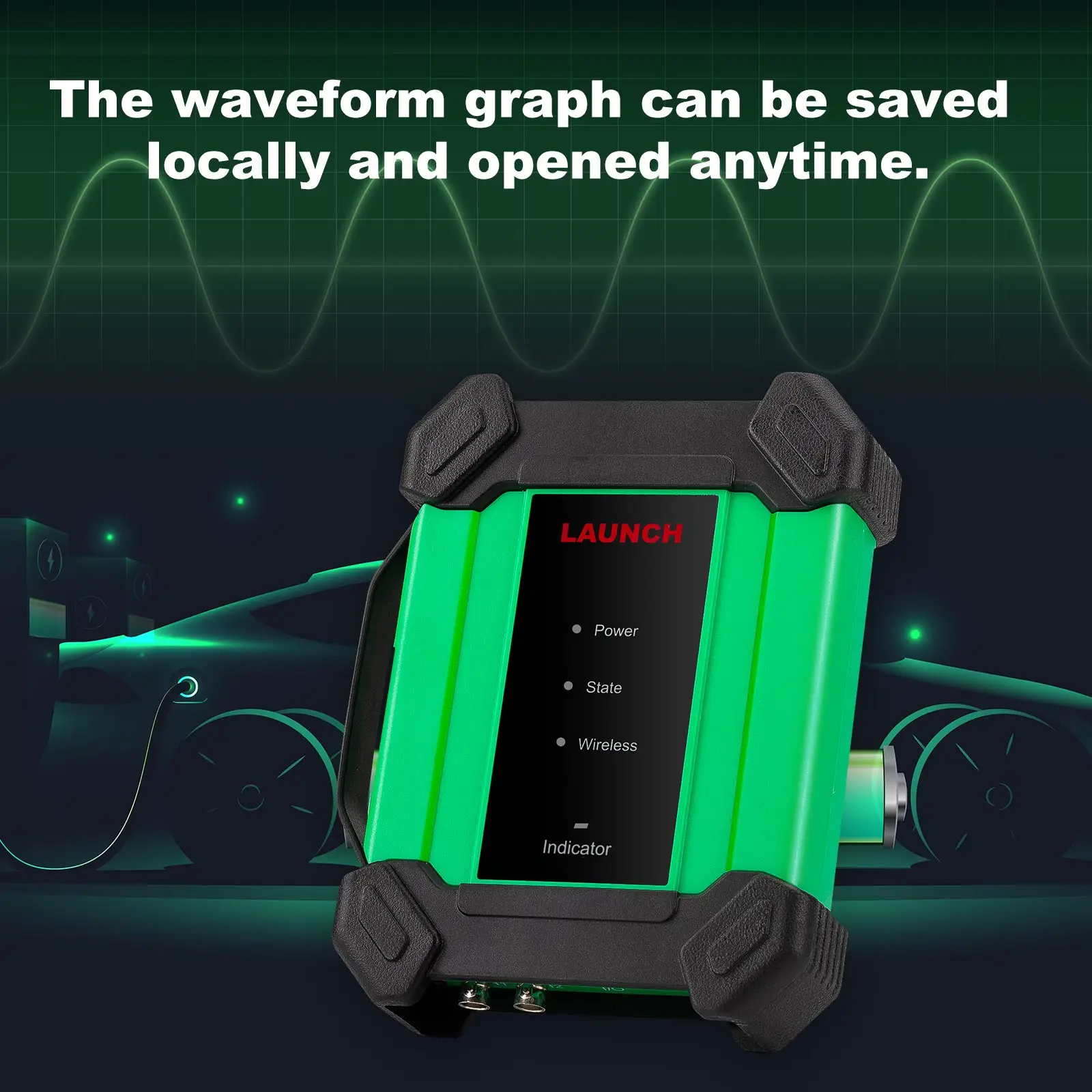 LAUNCH X-431EM101N Multiwave Analyzer Overseas Online Expansion Module Supports Wireless Connection