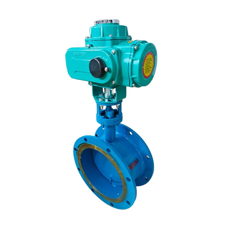 Industrial Air Duct Exhaust Ventilation Valve WCB Cast Steel Electric Damper Valve