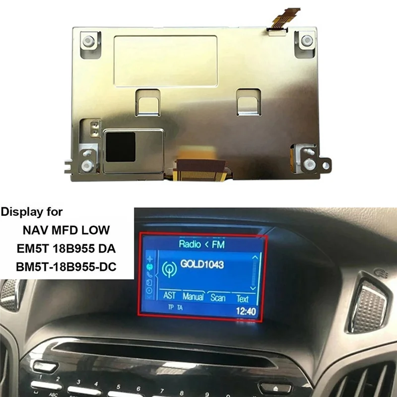 5 Inch LCD Display Screen Panel for Ford Fiesta Focus Kuga Ranger C-Max LQ050T5DG01 Car GPS Navigation DVD Player