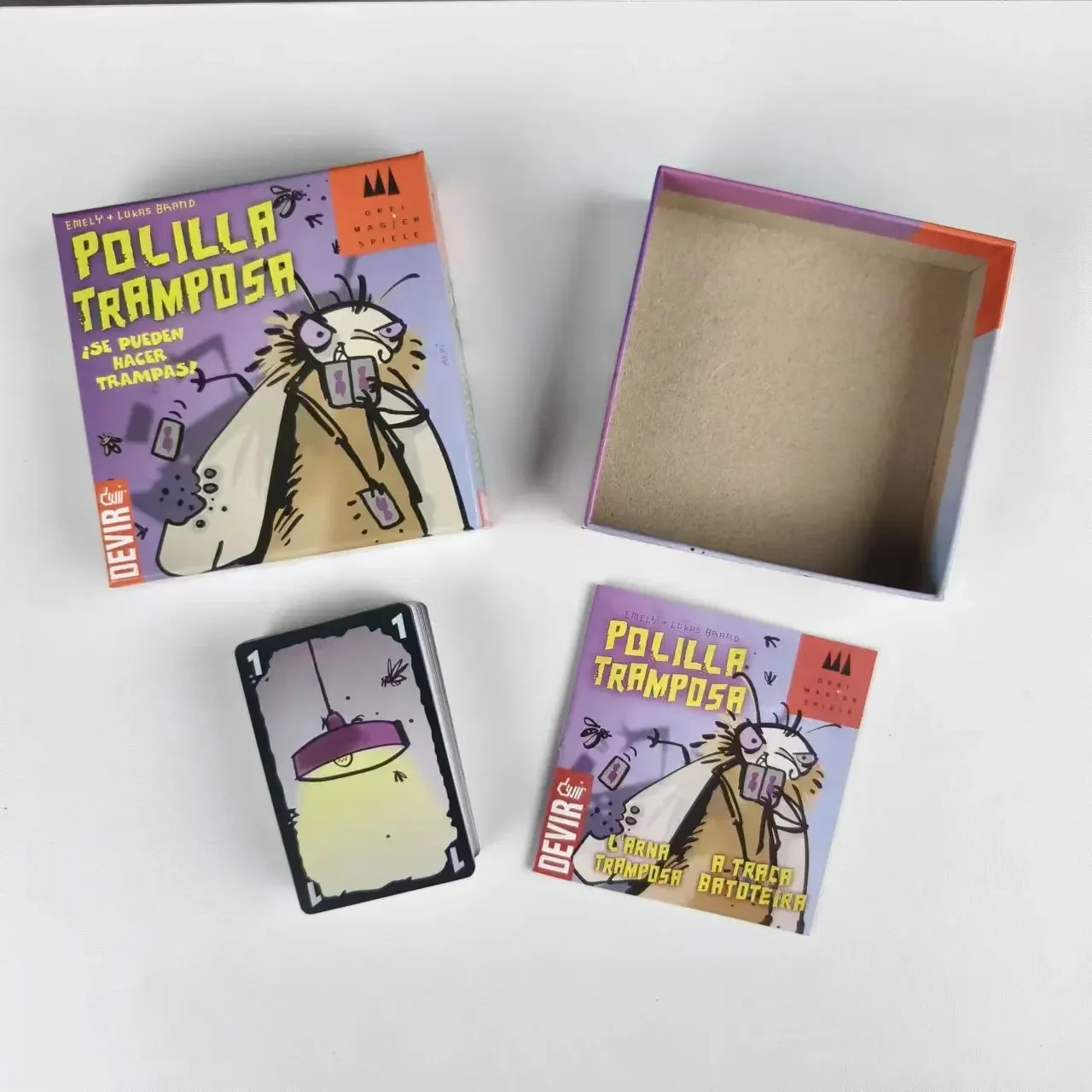 الغش العثة الإسبانية لعبة ببطاقات ورقية للبالغين الأطفال Juegos De Mesa Español Polilla Tramposa ألعاب الطاولة لألعاب الحفلات العائلية