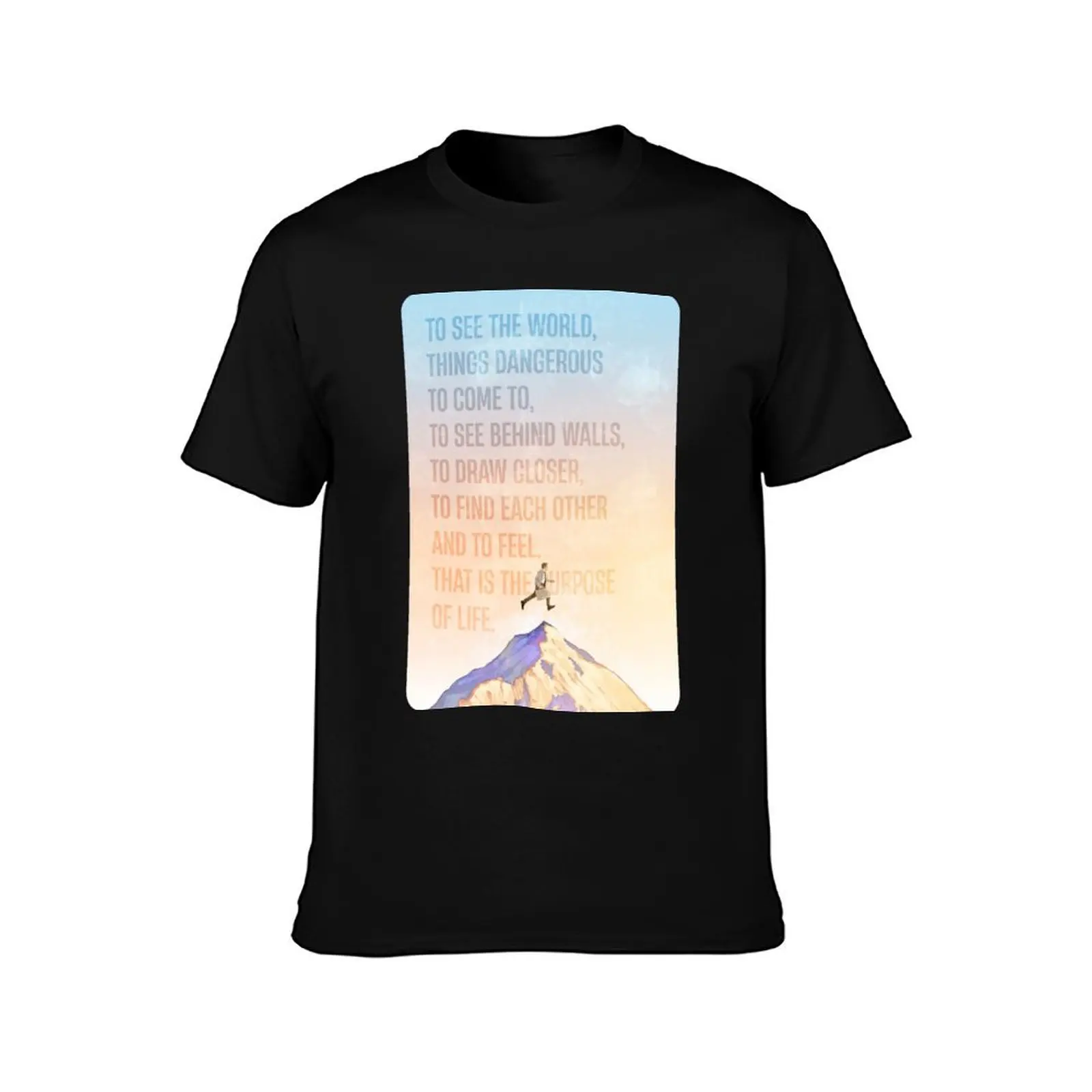 The Purpose of Life T-Shirt Fitness Quick Dry Short Sleeve Top T-Shirt