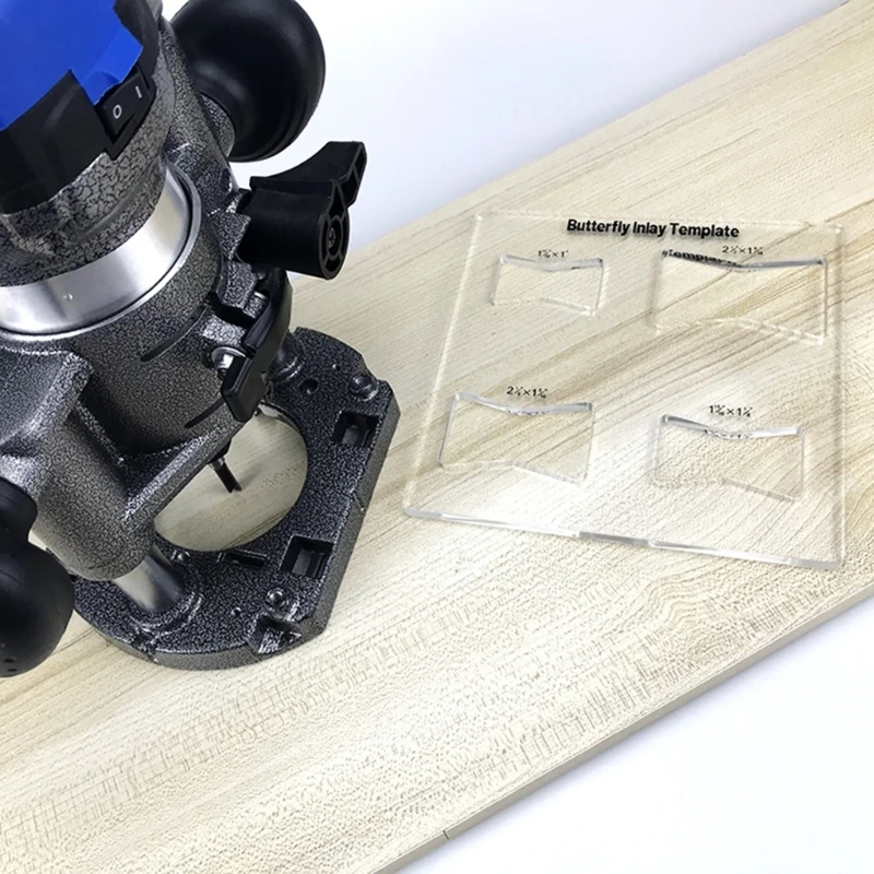 Router Jig Template ,Butterfly Inlay Templates Decorative Router and Decorative Templates for Woodworking Dropshipping