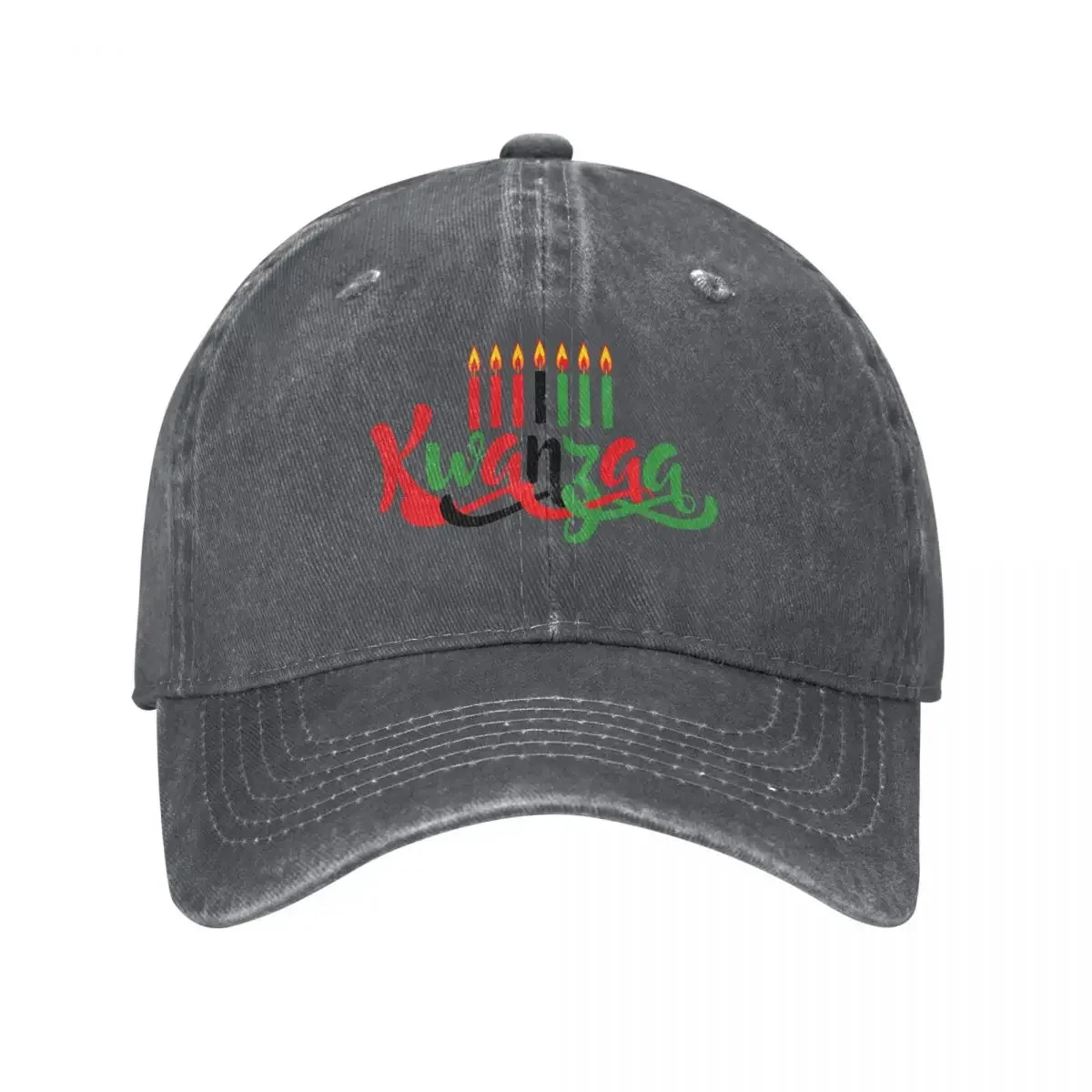 Kwanzaa celebration of African-American culture Baseball Cap Golf Hat Man birthday New Hat Thermal Visor For Girls Men's