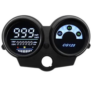 Motocicleta Velocímetro Quilometragem Combustível Medidor, Digital Display Meter, Painel para CG125, Ano 2000 a 2008, Fan 125, Titan 125, MPH, KMH 8 principais vendas velocimetro para moto 125 - №7