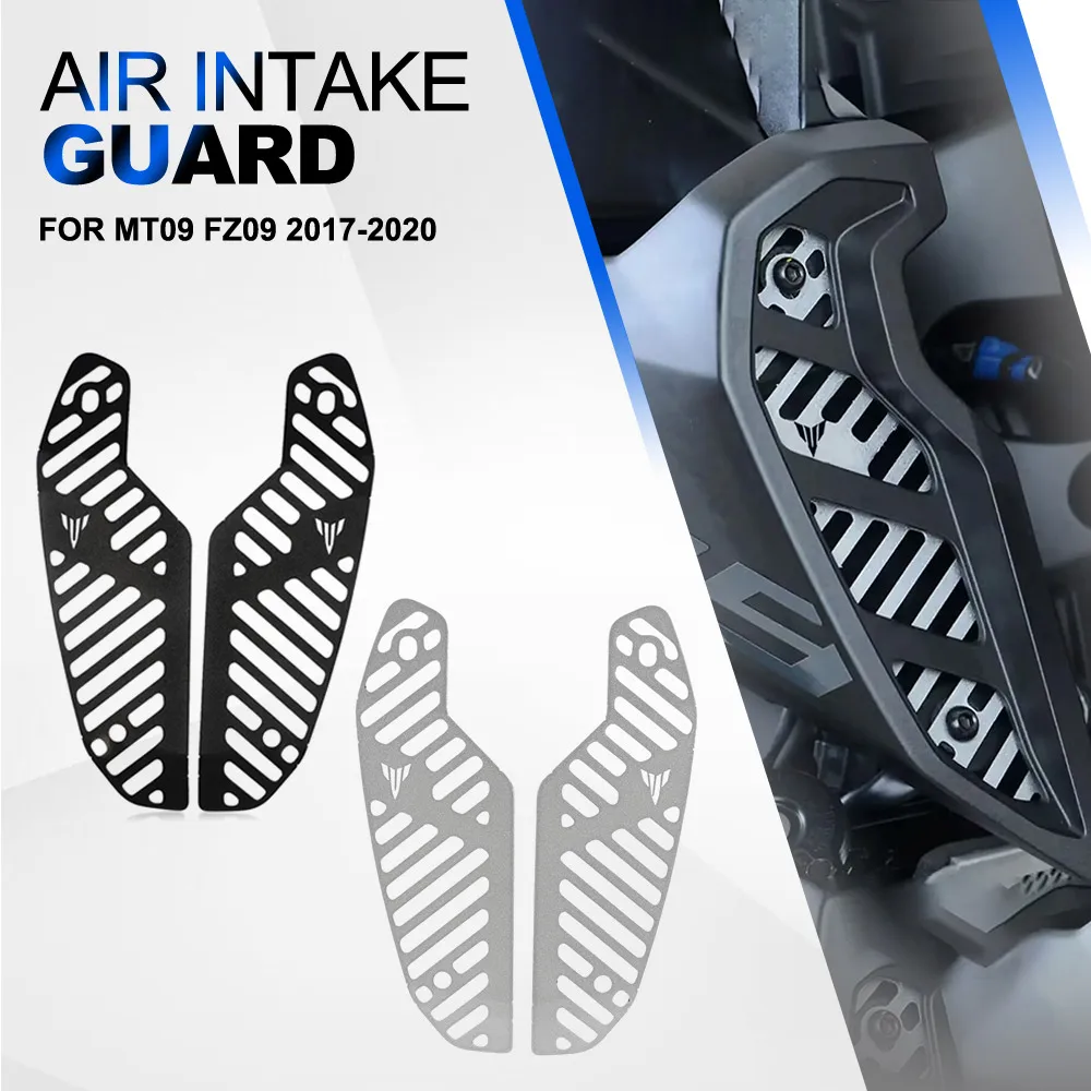 FOR YAMAHA MT09 2017 2018 2019 2020 Fuel Tank Air Intake Mesh Inlet Decorative Decorative Guard Cover MT-09 2013 2014 2015 2016