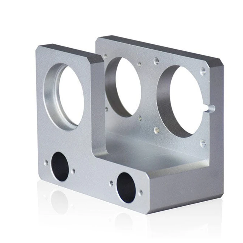 CNC Machined Natural Anodized Aluminum Clamp Bracket / Mounting Arm Precision Aluminum Parts Cnc Milling
