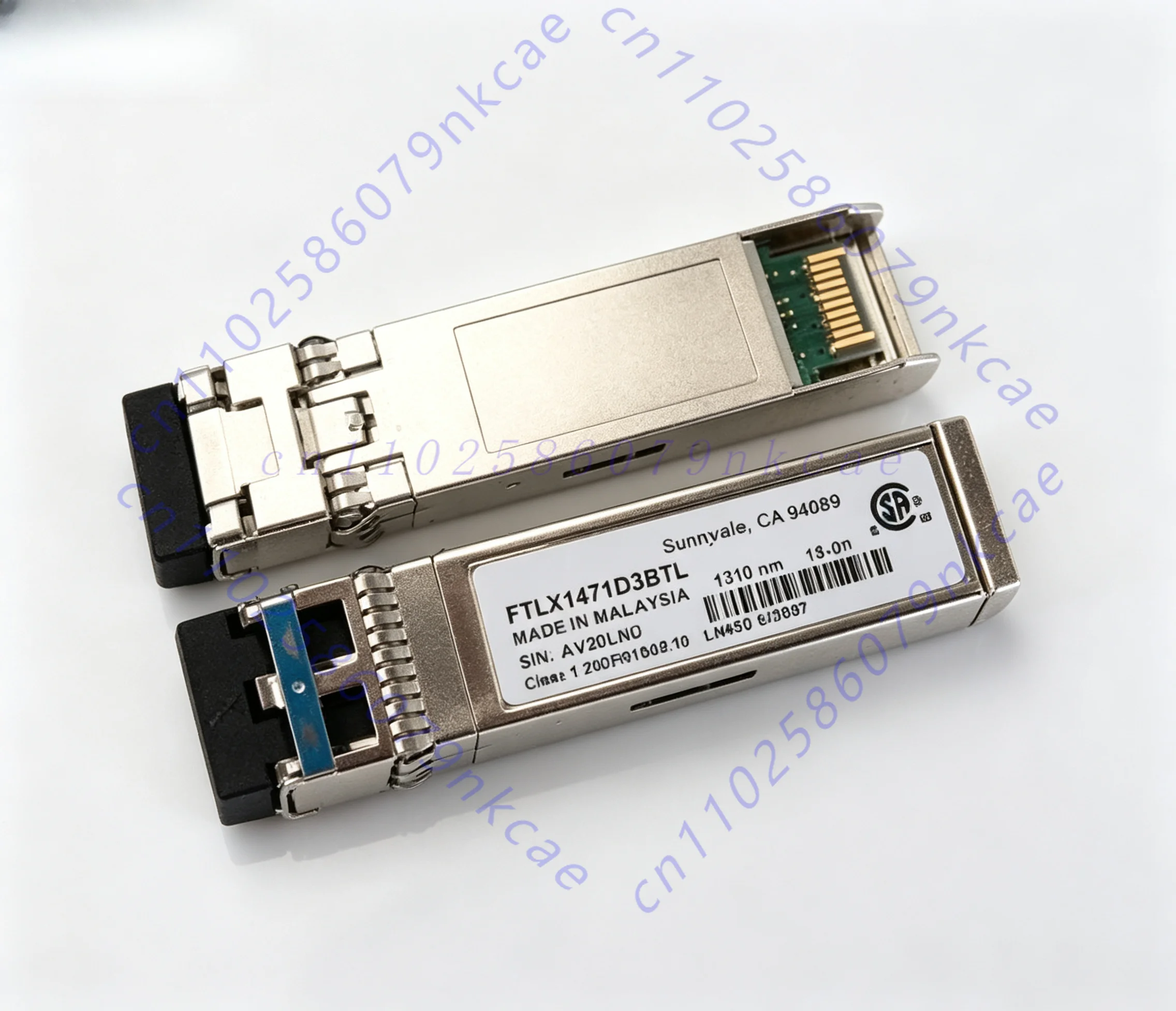 10G SFP+ Industrial Single Mode Transceiver FTLX1471D3BTL 1310nm 10KM for Network Switch
