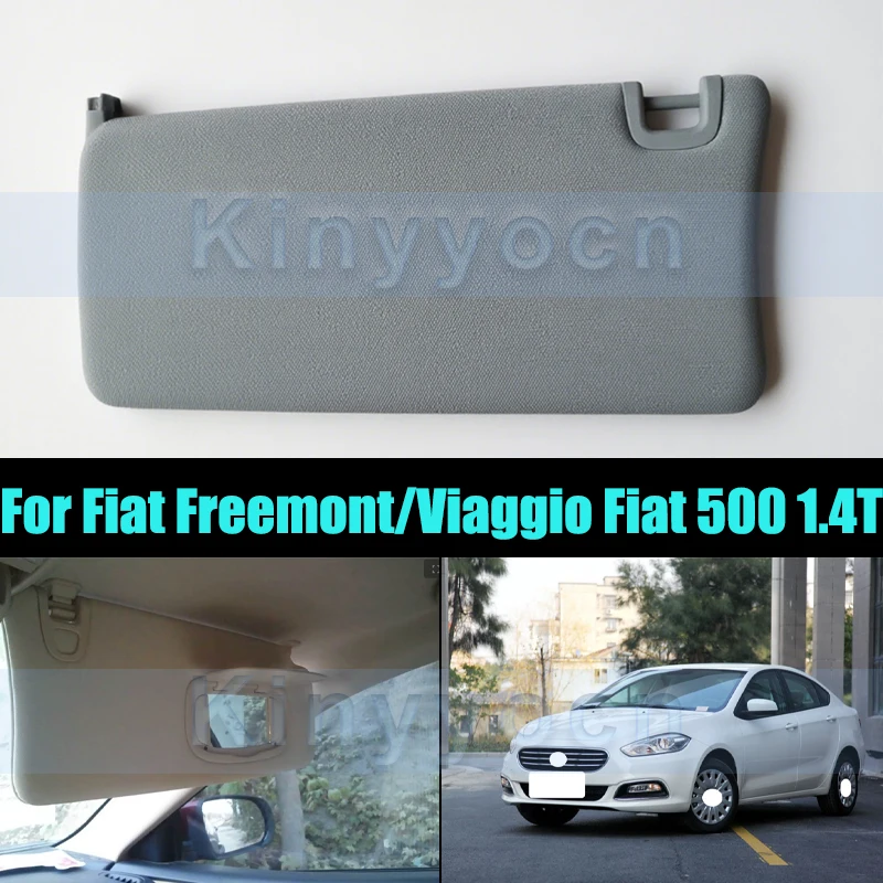 

Солнцезащитный козырек для Fiat Freemont/Viaggio Fiat 500 1.4T, боковой козырек от солнца с зеркалом, солнцезащитный козырек, солнцезащитный козырек